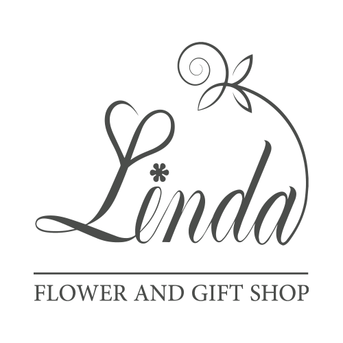 طراحی لوگو تایپ فروشگاه گل و هدیه لیندا