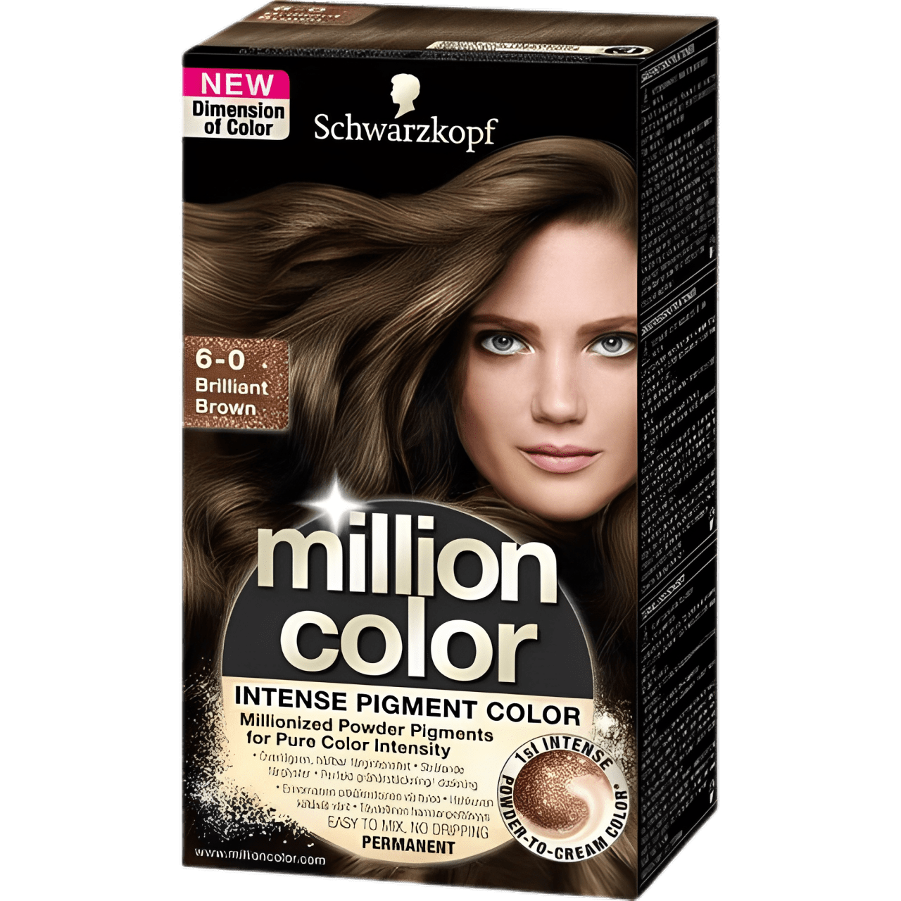 طراحی بسته بندی رنگ مو