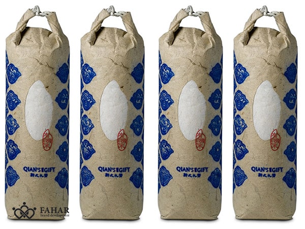بسته بندی برنج با کیسه های بافته‌ شده PP