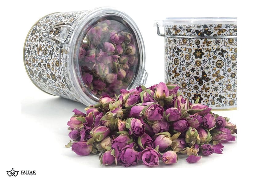 اهمیت طراحی لیبل و بسته بندی گل محمدی در فروش