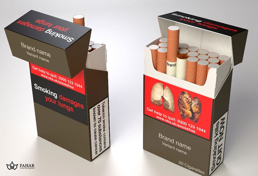 انواع طراحی بسته بندی سیگار