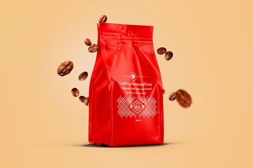 طراحی بسته بندی قهوه